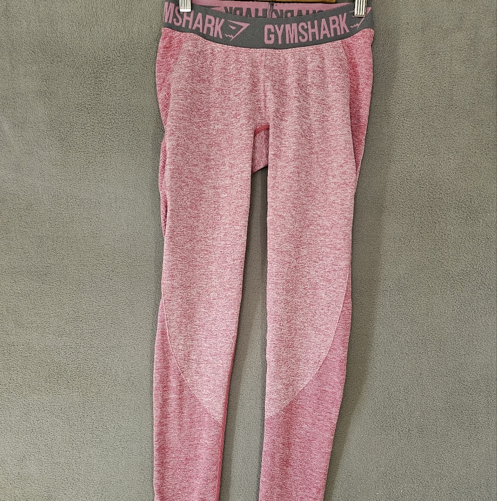 Gymshark Womens Small S Pink Gray Leggings